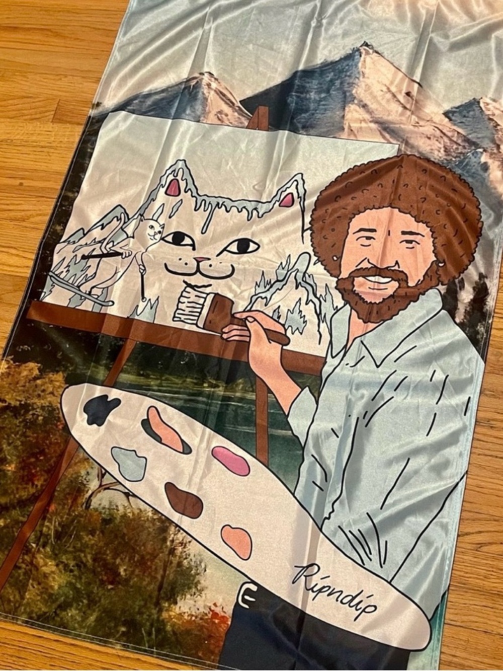RIPNDIP X BOB ROSS- WALL ART - Picture 3 of 3